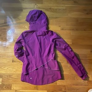 Purple Lululemon Rain Jacket, size 2